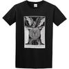 HUA MEI LI Lucifer Dante's Inferno 28 Church Satan Pentagram Witchcraft Graphic Tee Printed Top Shirt Mens T-Shirt Black