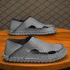 Fashion CYYTL Mens Sandals Summer Casual Fisherman Male Slippers Fashion Leather Outdoor Platform Ankle Beach Shoes Luxury Sport Walking
