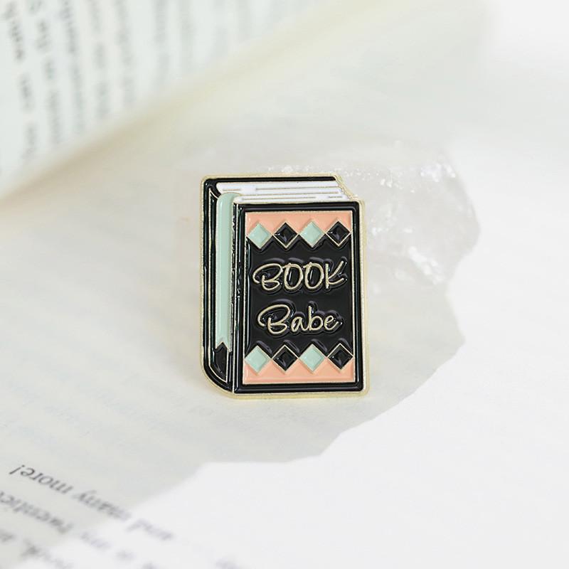 Alloy Stylish Brooch With Playful Cartoon Flowers And Letters Perfect For Unique Fashion Statements