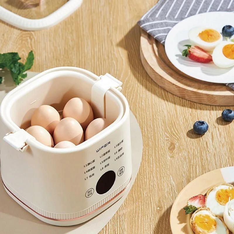 300W Home Egg Cooker Fast Dormitory Multifunctional Electric Steamer 24h Reservation Breakfast Machine Auto Power Off 220V