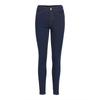 Jean skinny fit taille mi-haute bleu foncé JEGGING DBD Femme VILA