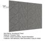 12Pcs Soundproof Wall Panel Self-Adhesive Sound Absorbing High Density Thick Acoustic Foam Panel Noise Reduction Wall Decoration Tile