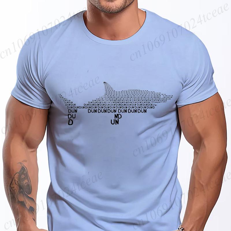 Funny Shark T Shirts for Men Short Sleeve Shirts for Guys Funny Graphic Tees for Shark Week Clothes Fashion Casual Men's Tees