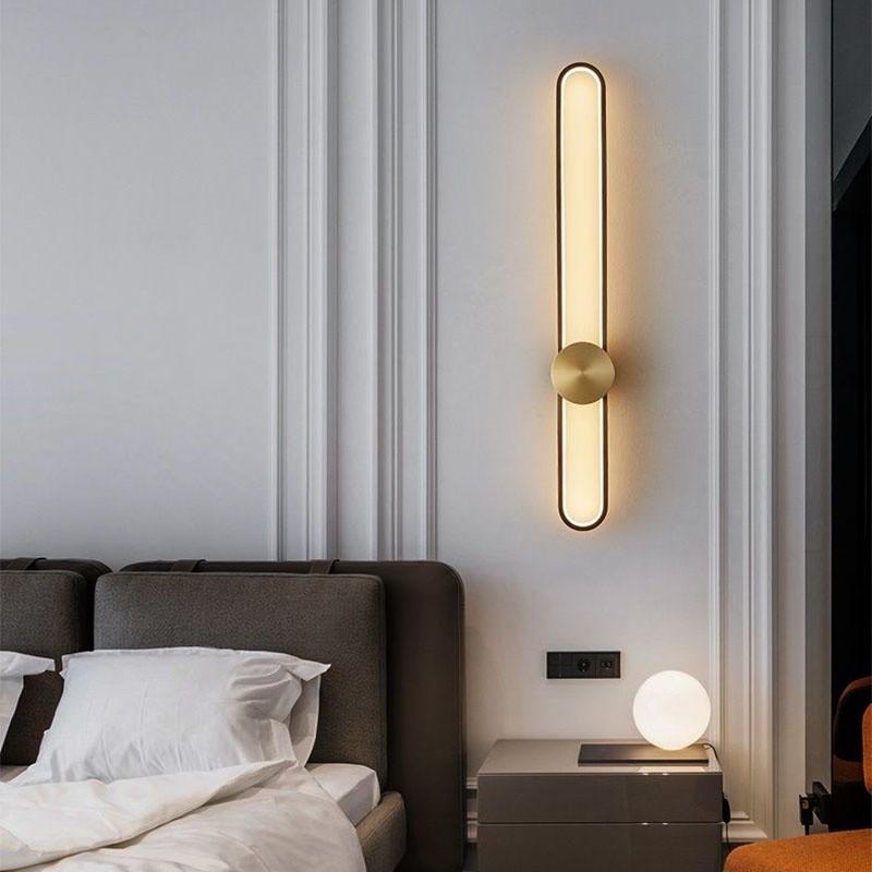 Multi-Color Adjustable Bedside Wall Lamp Modern Nordic Simple Wall Light Bedroom Bedside Lamp Living Room Led Lighting Fixture