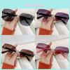 Unisex Frameless Sunglasses With Uv380 Protection For Travel And Outdoor Activities