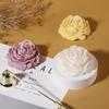 Peony Silicone Candle Mold Aroma Plaster Soap Resin Flower Mould Birthday Holiday Gift Wedding Souvenir Home Decoration