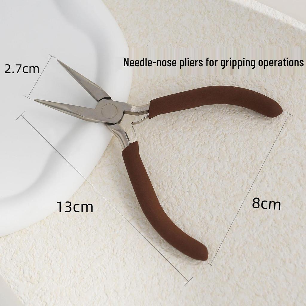 DIY Multifunctional Jewelry Pliers: Pointed Nose, Six-Section Wire Wrap, Double Round, Bead Pressing Pliers