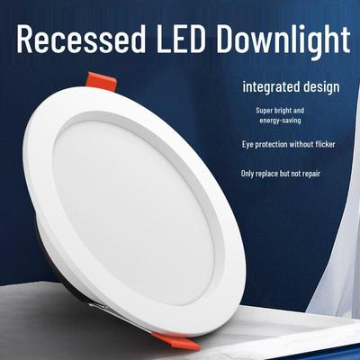 Commercial LED Downlight: 4" 9W, 12W; 6" 15W Spotlight—16cm Cut-out for False Ceilings.