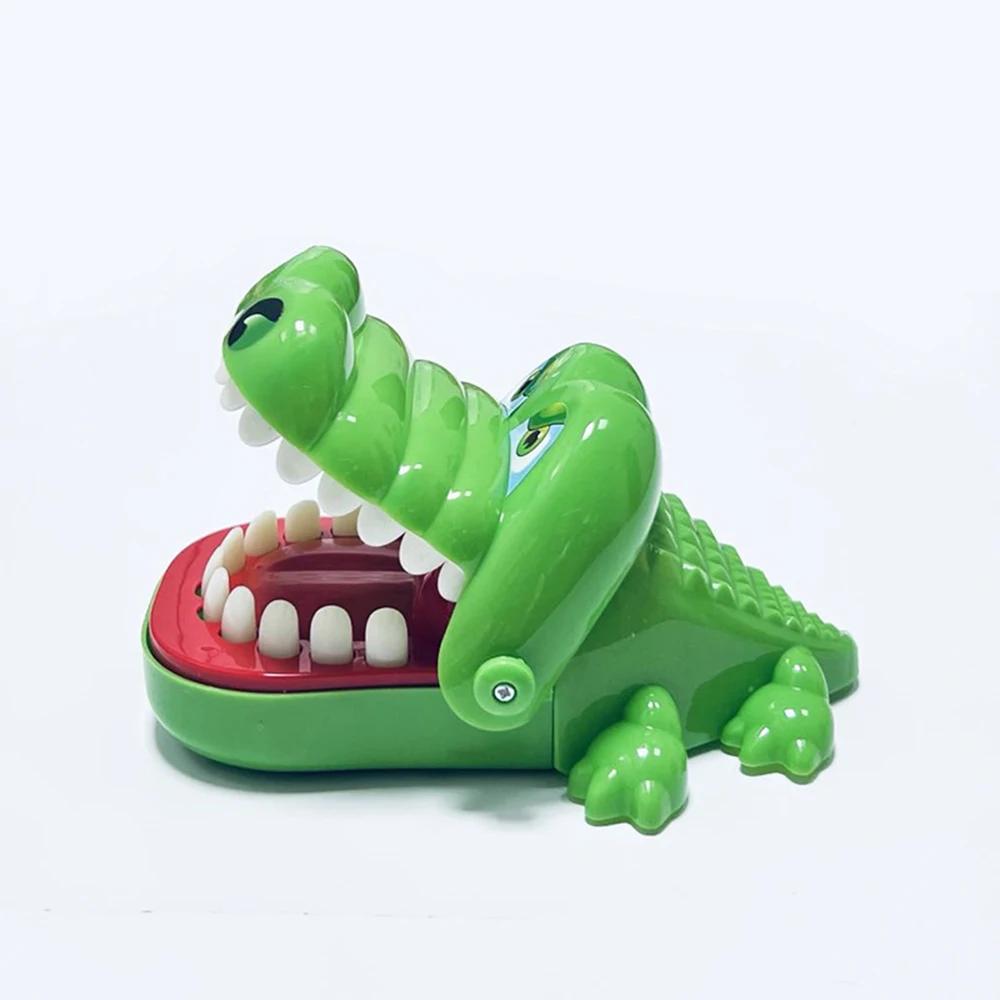 Teeth *Crocodile Toys Children'S Crocodile Bites Fingers Reaction Training Novelty Children'S Lucky Game Trick Decompression Toy