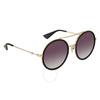 Gucci Grey Gradient Round Ladies Sunglasses Gg0061s 001 56