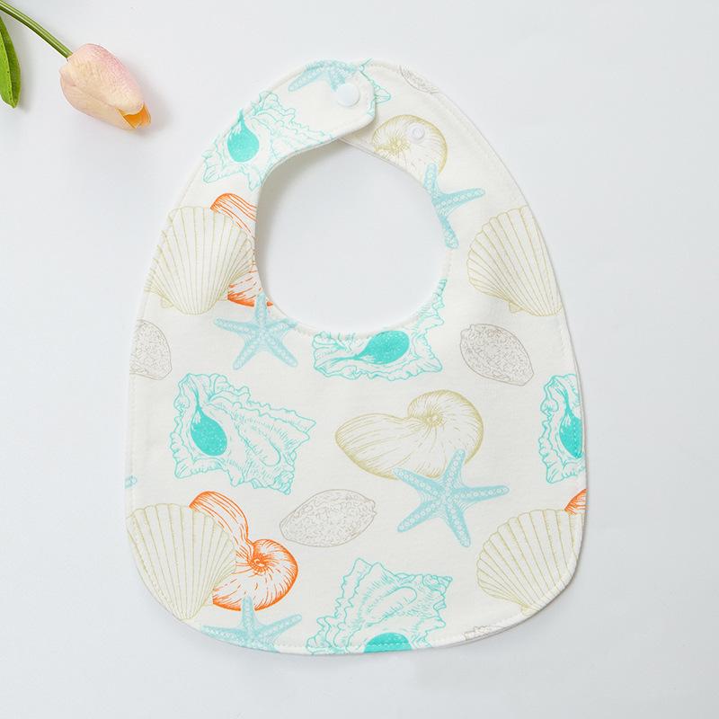 Thick Waterproof Baby Bib - Pure Cotton, Enlarged & Widened for Boys and Girls