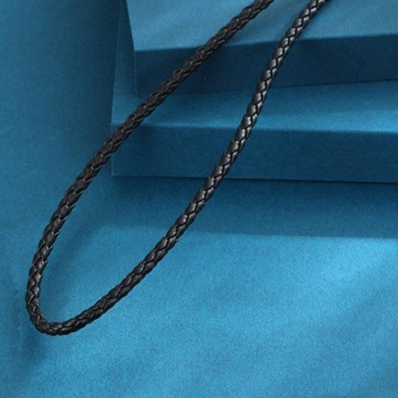 Mens Women Bolo Tie Cowboy Necktie Leather Rope Necklace with Metal Flying Eagle Feathered Pendant Jewelry Shirt Chain