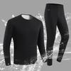 Self-heating Jackets Heated Thermal Underwear Men USB Electric Heated Ski Clothing Women Thermal Underwear Winter Pants Set