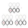 6lots Easily Install Crankset Washers Bicycles Headsets Spacers Adjust Spacer for Improved Cycling Experiences