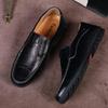 High Quality Leather Men's Moccasins Fashion Brand Men's Flat Shoes 38-47