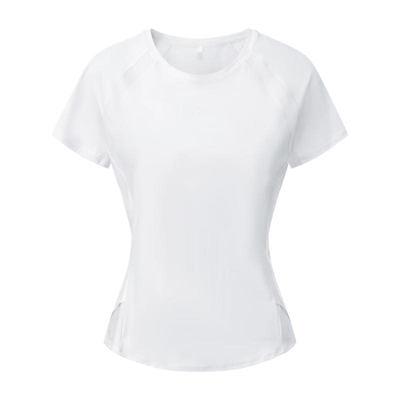 MOLY VIVI Women s V-Neck Pleated Sports T-Shirt L