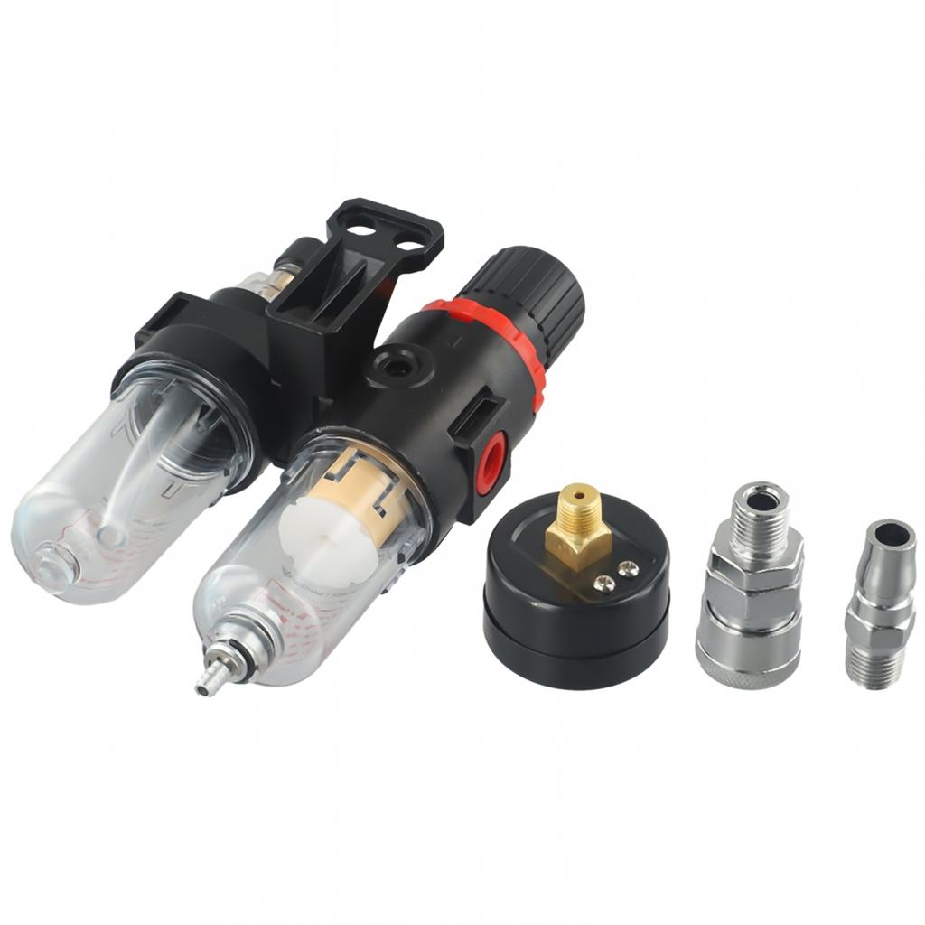 Olejový filtr vzduchového kompresoru odlučovač vody regulátor AFC2000 nástroj manometr airbrush