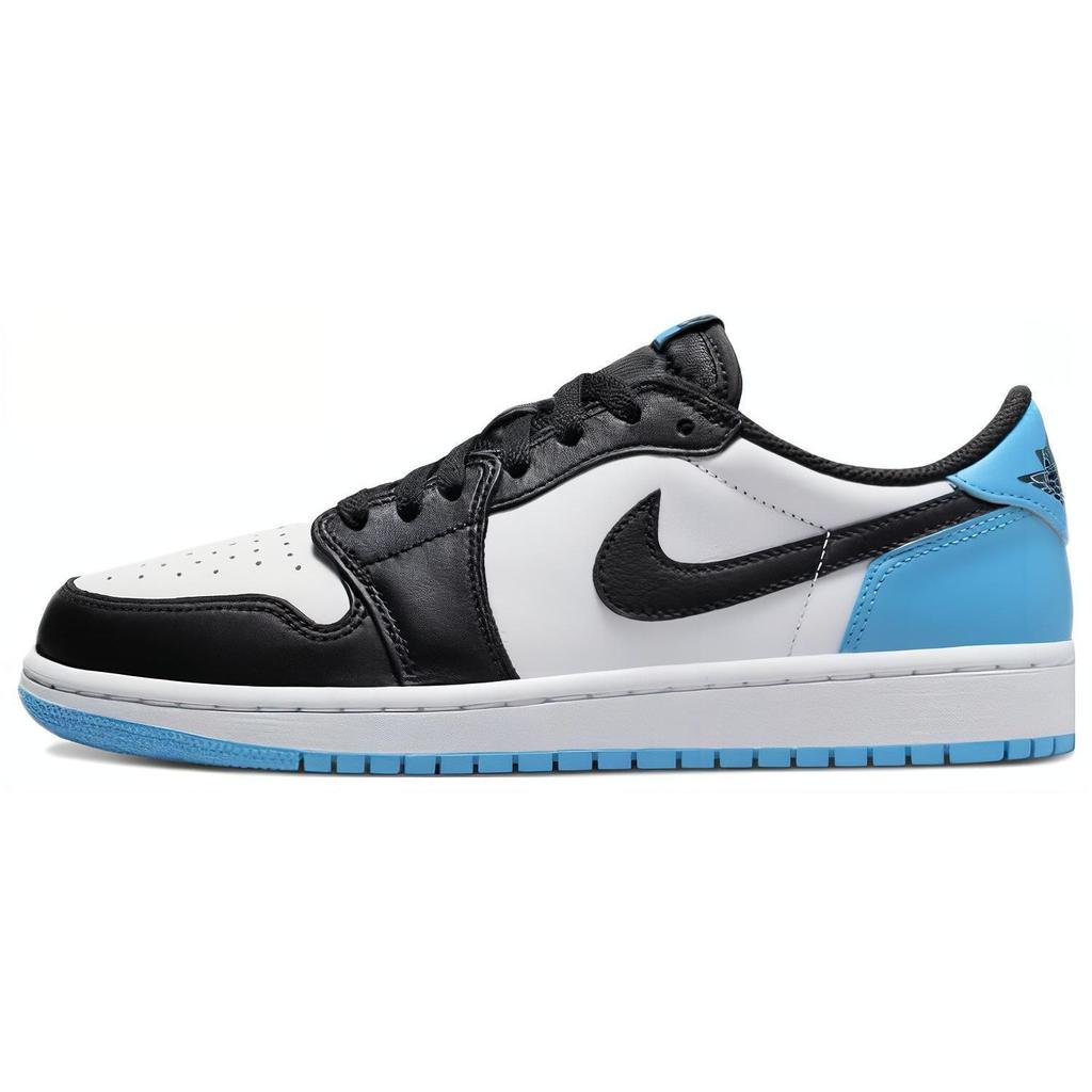 Air Jordan 1 Retro Low OG UNC Damskie Sneakersy Niebieskie Białe Czarne CZ0775-104