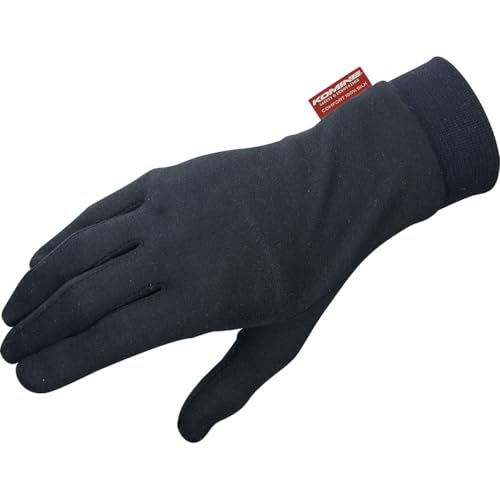 

Komine GK-133 Motorcycle Comfort Silk Inner Gloves, Black, M M чорний