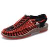 Summer large size men's shoes men's woven bag head sandals sports beach shoes creek shoes non-slip