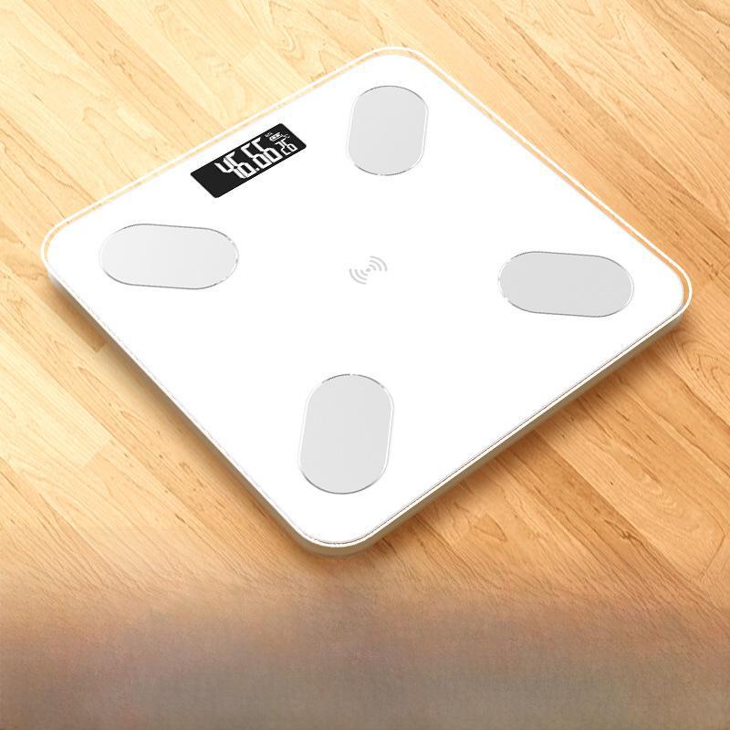 Smart USB Rechargeable Body Weight & Fat Scale for Home Use