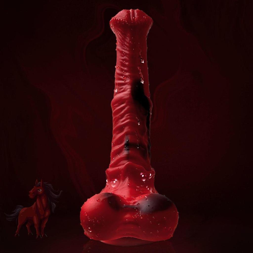 Realistic Animal Dildo - Extra Large Fake Penis for Women, Soft Liquid Silicone Fantasy Dildo, Adult Sex Toy for Pleasure