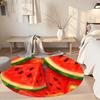Fruit Round Office Rug Perfect for Balcony Study room Foyer Game Room Antislip Round Carpet Anime Office Decor Perfect Gift for Friends Family