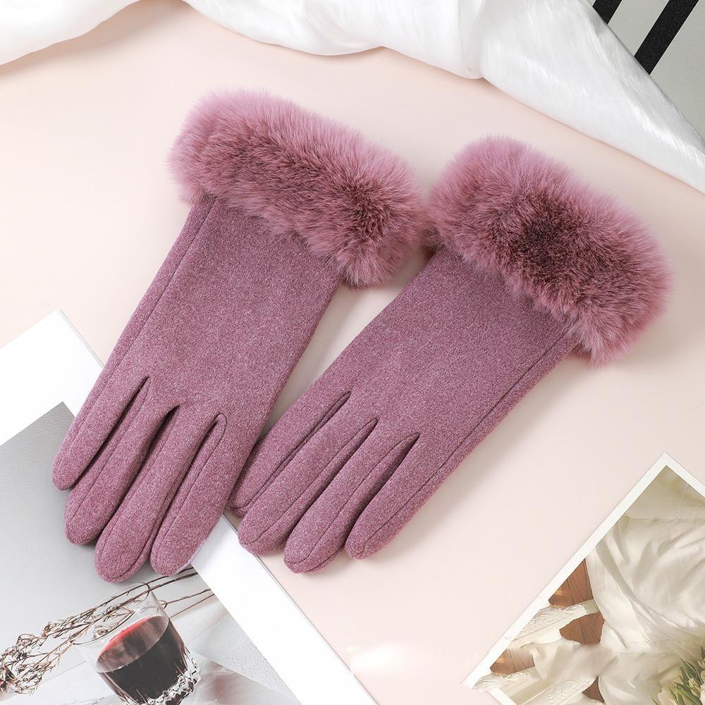 New Touchable Screen Winter Gloves Warm Full Finger Driving Mittens Full Finger Gloves Cycling Driving