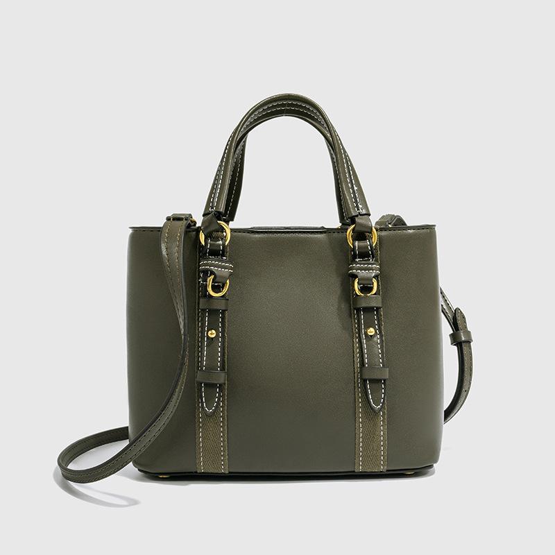 Commuter Double-layered Women Handbag Shoulder Tote Bag Pu Leather Shopping Fashion Office Female Crossbody Top Handle Bag Bolsa