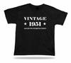 Printed T-shirt Tee Vintage 1951 Aged Happy Birthday Present Gift Idea Original