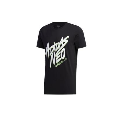 Neo Faves Print Sports Short Sleeve Tee Men Tops Black FP7350