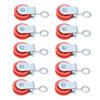 10pcs Waterline Fixed Pulley Medium Metal Automatic Poultry Products for Livestock Farm Chicken House