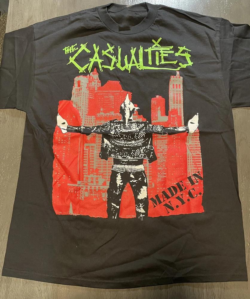 The Casualties - Made in NYC Heavy Cotton Black S-5XL T Shirt For Fans EN830 Unisex T-Shirt XXXXL