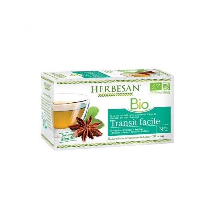 Herbesan Infusion Chicorée Transit Facile Bio 20 Sachets