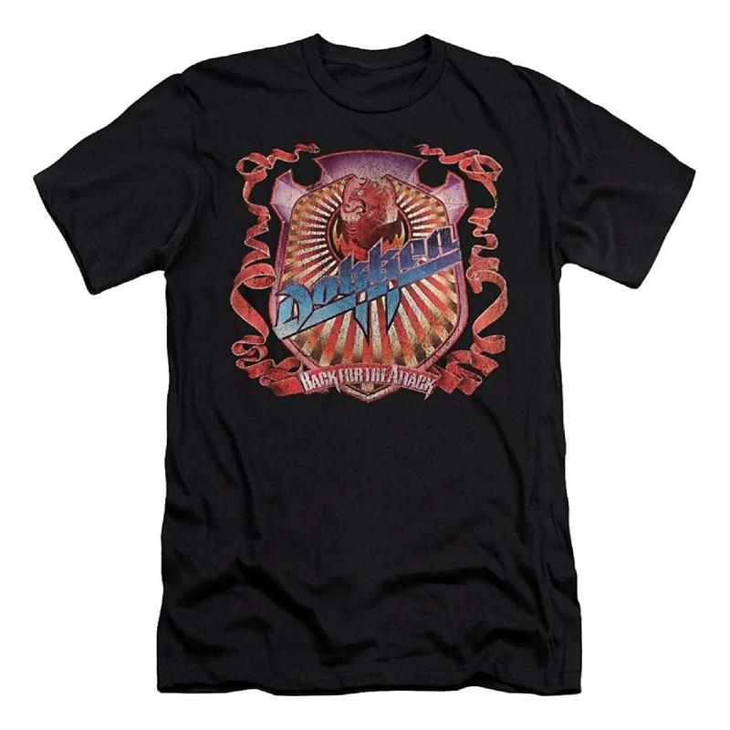 Camiseta Dokken - Back Attack S разноцветный