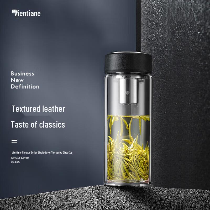 Vansum U3 High Borosilicate Glass Tea Bottle with Infuser