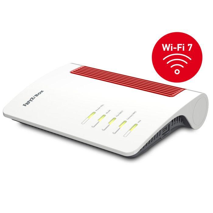 AVM FRITZ!Box 7690 Router Modem Wi-Fi 7 Dual-band 5760Mbps 2.5GbE Bianco