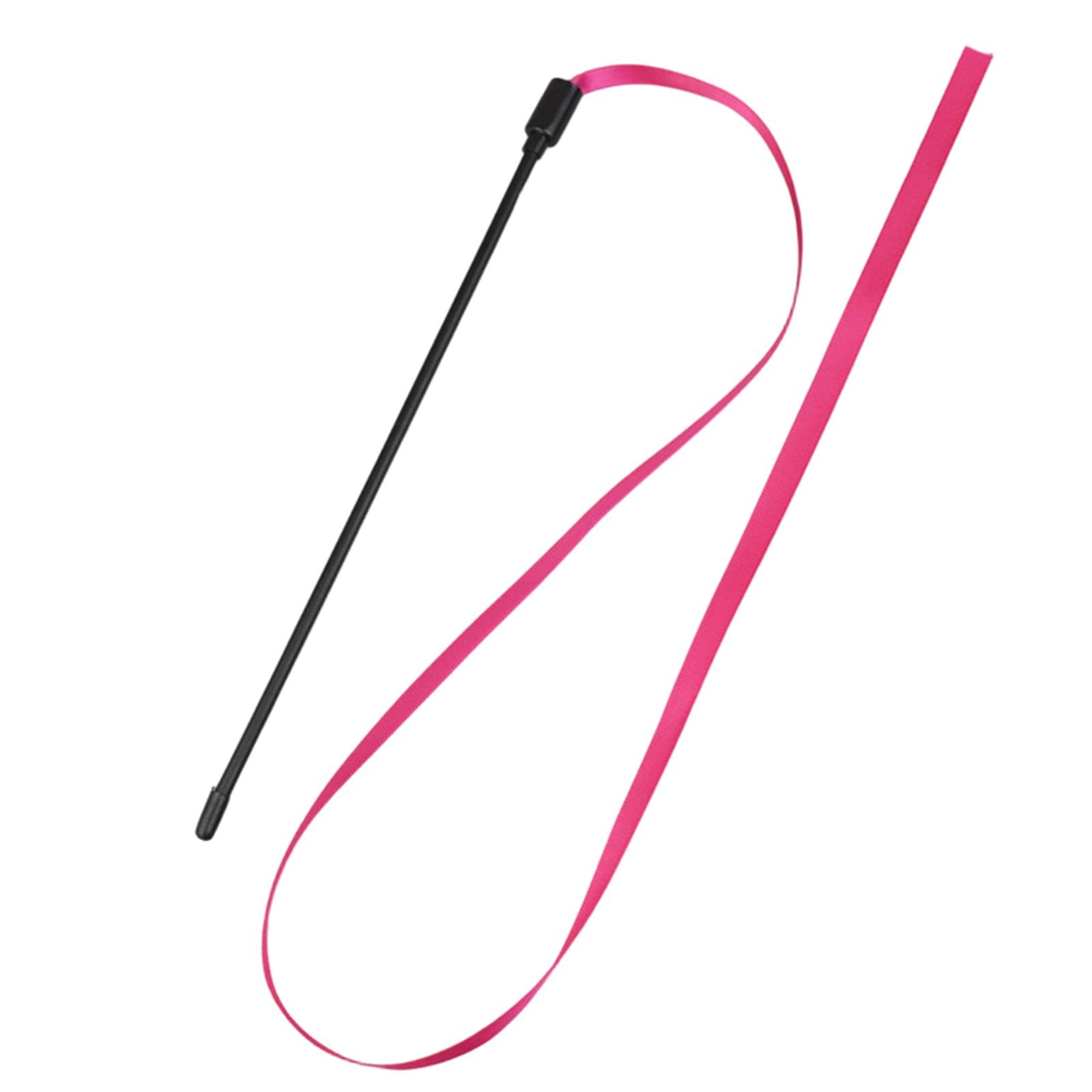 Gymnastics Ribbon Stick for Dance Artistic Rhythmic Training Performance Streamer Baton for Children and Adults One Size