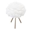 Feather Table Lamp Adjustable Color Brightness Rechargeable Touch Control Decoration Night Light