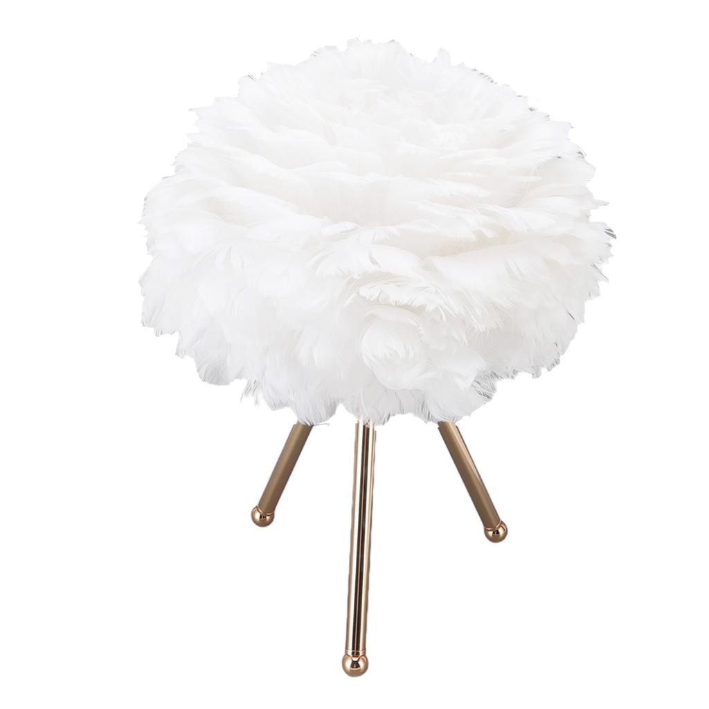 Feather Table Lamp Adjustable Color Brightness Rechargeable Touch Control Decoration Night Light