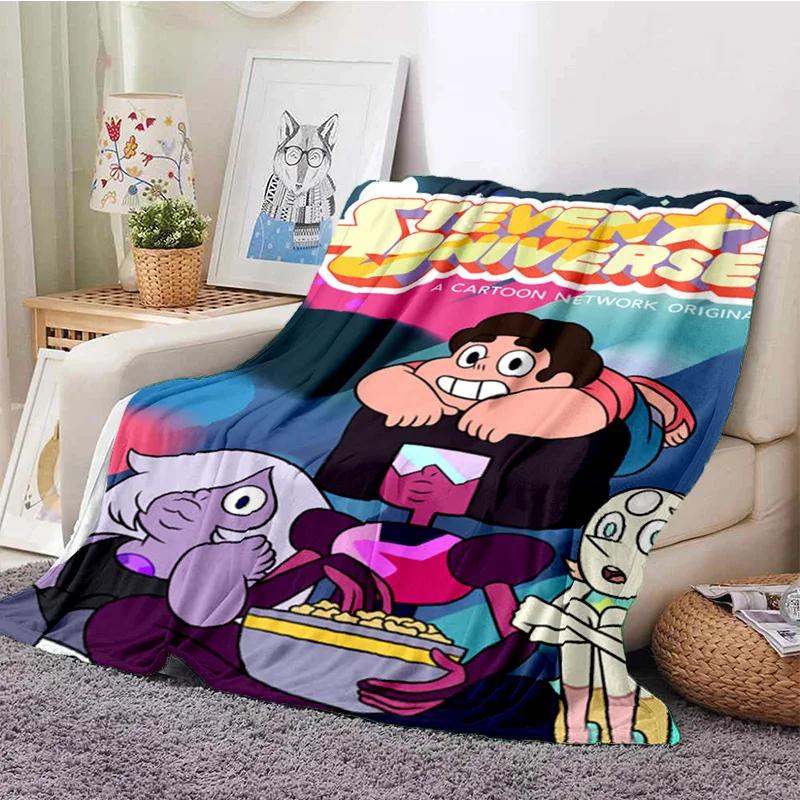 Soft Warm Anime Curly Hair Steven Universe Living Room Sofa Cover Carpet for Beds Decoration and Picnic Blanket for Kids