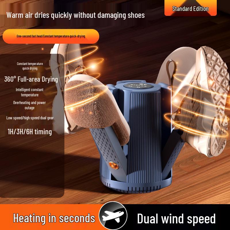 Dual Shoe Dryer: Deodorizing, Sterilizing, Telescopic, Quick-Drying for Two Pairs