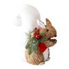Christmas Woven Fox Squirrel Decor With European Style For Holiday Display