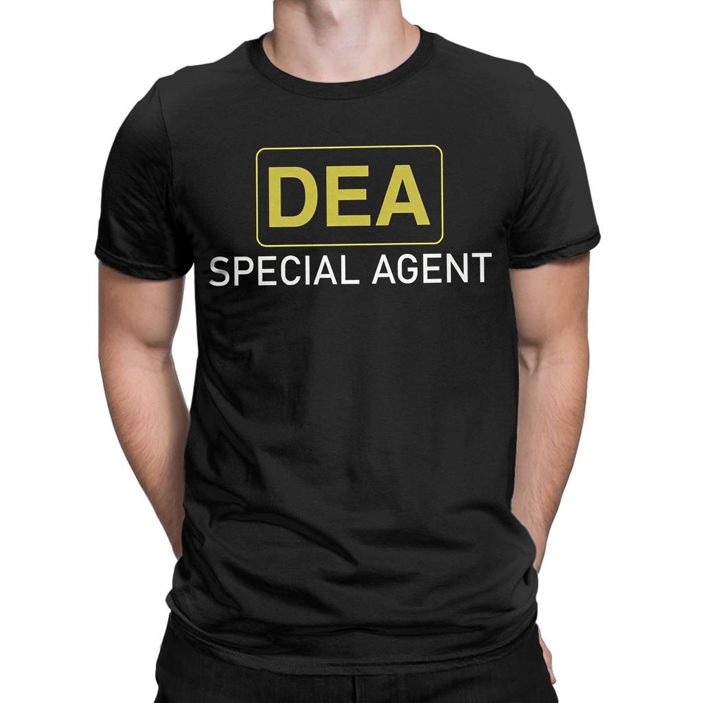 Vintage DEA Special Agent US TShirts Men Women Crew Neck Pure Cotton T Shirts  Short Sleeve Tees Adult Tops