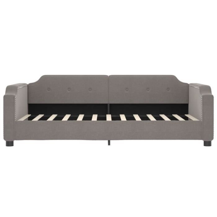 VidaXL Taupe Daybed 80x200 Cm Fabric 354203