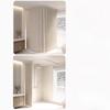 Set flexible Track Magnetic Folding Partition Curtain Bathroom Waterproof Arc-shaped Shower Curtain U-shaped Partition Curtain