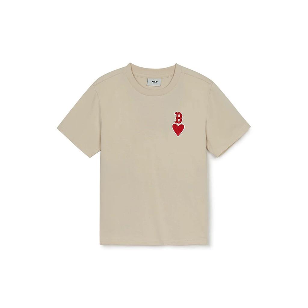 New MLB Boston Red Sox T Shirt Light Sand Children Aged 3 7 Years Old 7ATSH0553-43SAL