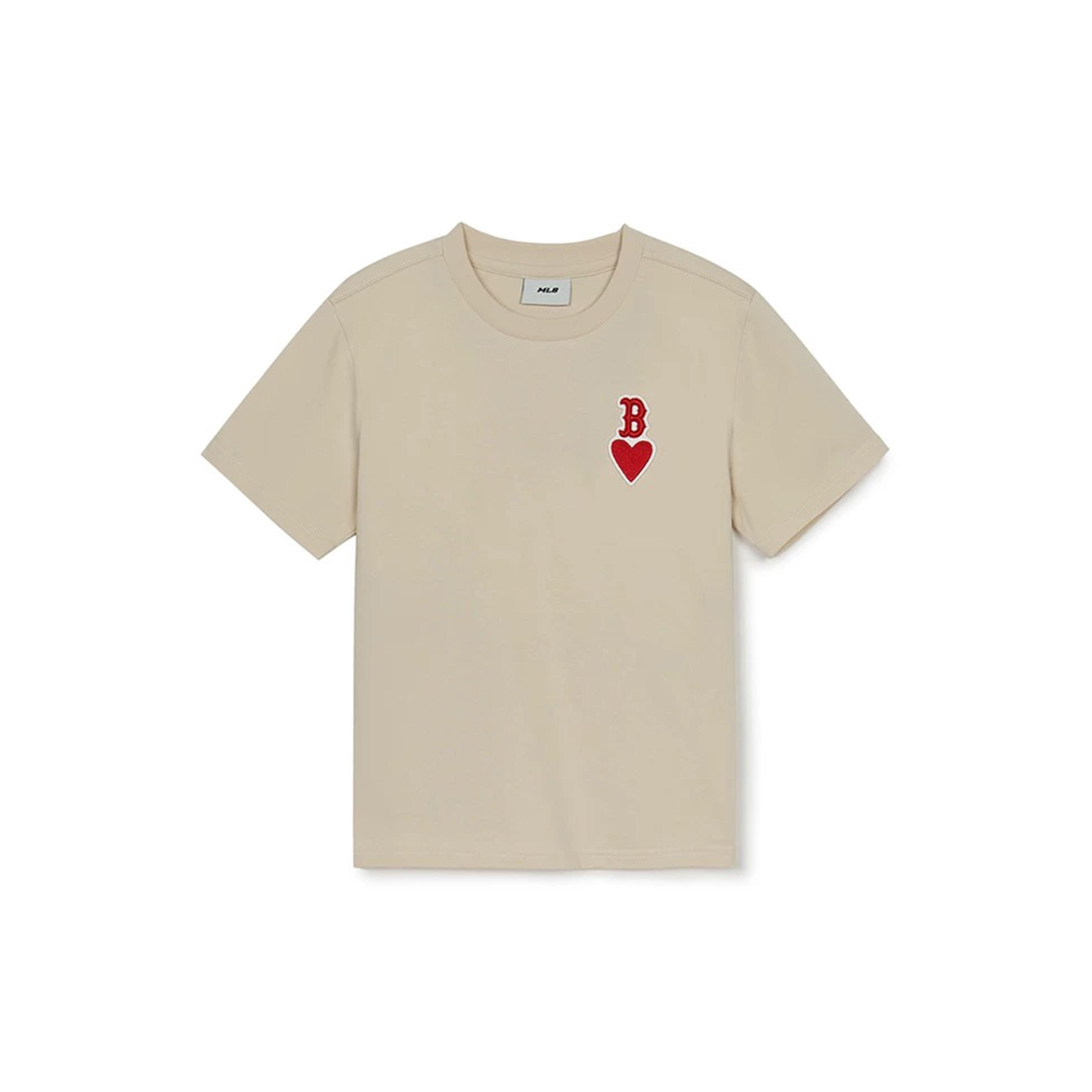 

New MLB Boston Red Sox T Shirt Light Sand Children Aged 3 7 Years Old 7ATSH0553-43SAL 140