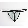 Men's Sexy Low-Rise Thong Solid Color High-Cut Thin Strap Seamless Breathable Body-Hugging Underwear