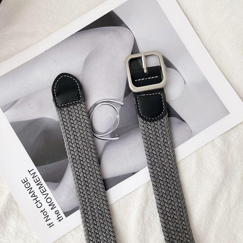 And Functional Chic Canvas Belt For Youth With Elastic Features Perfect For Everyday Style